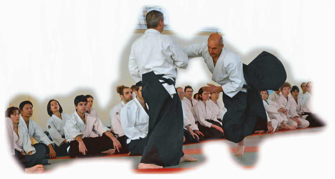 Aïkido les dojos de Lyon centre part dieu avec Alain Peyrache sensei maitre de cet art martial